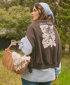Dames sweater bruin
