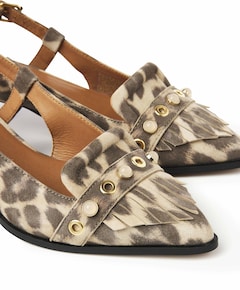 Lea Aileen dames slingbacks bruin