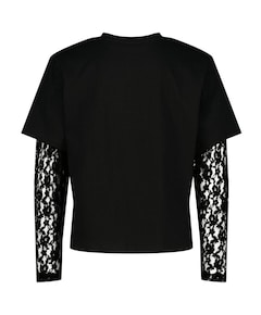 Meisjes longsleeve zwart