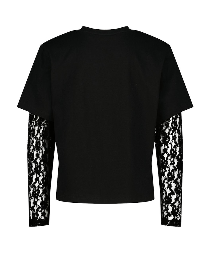 Meisjes longsleeve zwart