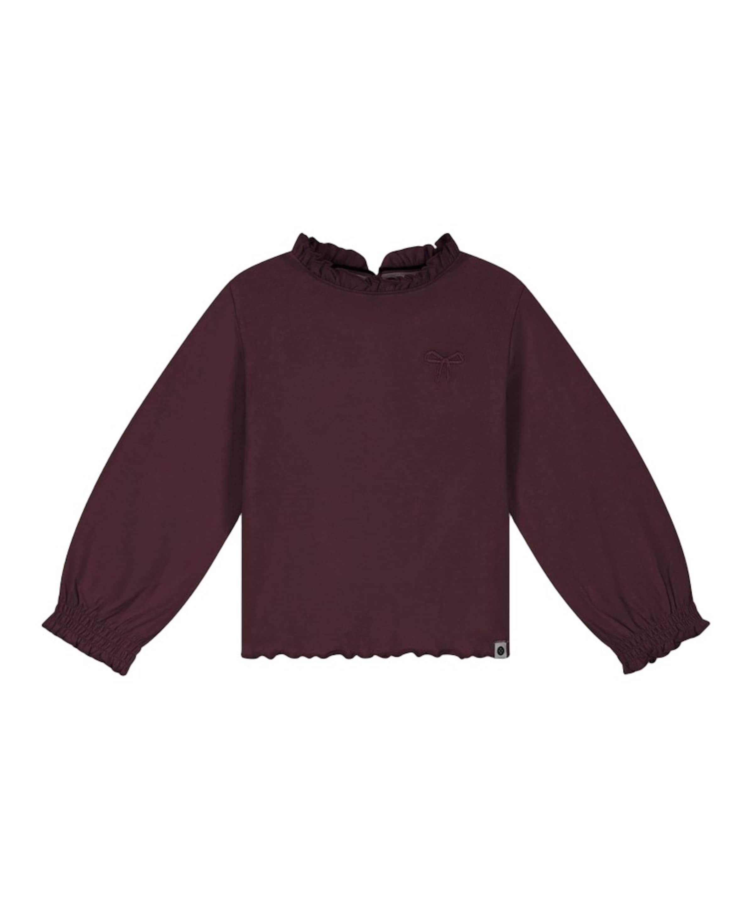 Meisjes longsleeve bordeaux