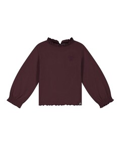 Meisjes longsleeve bordeaux