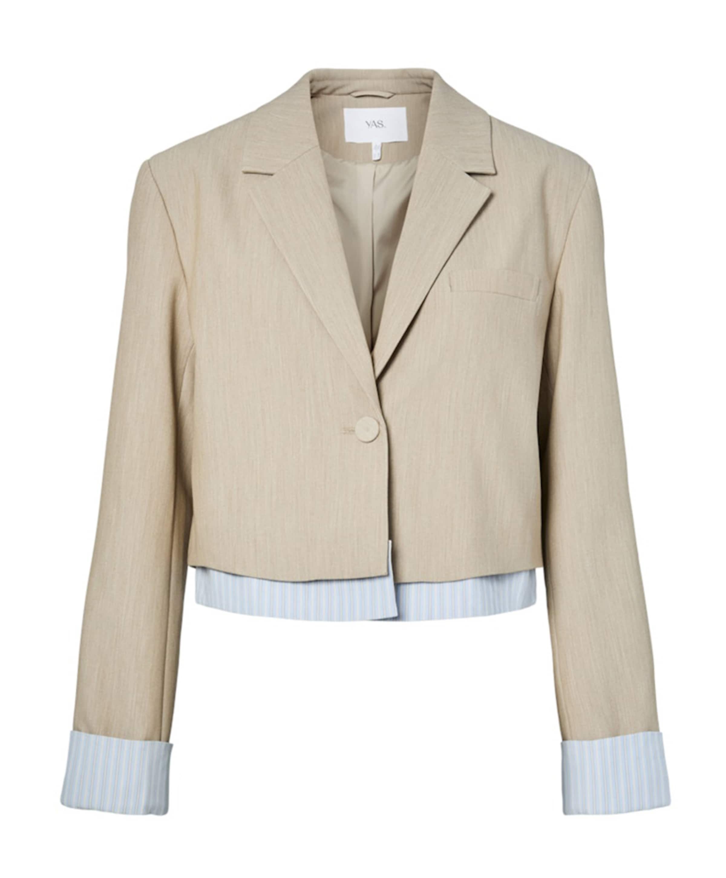 Dames blazer beige