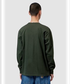 Heren longsleeve groen