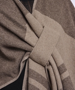 Dames cape beige
