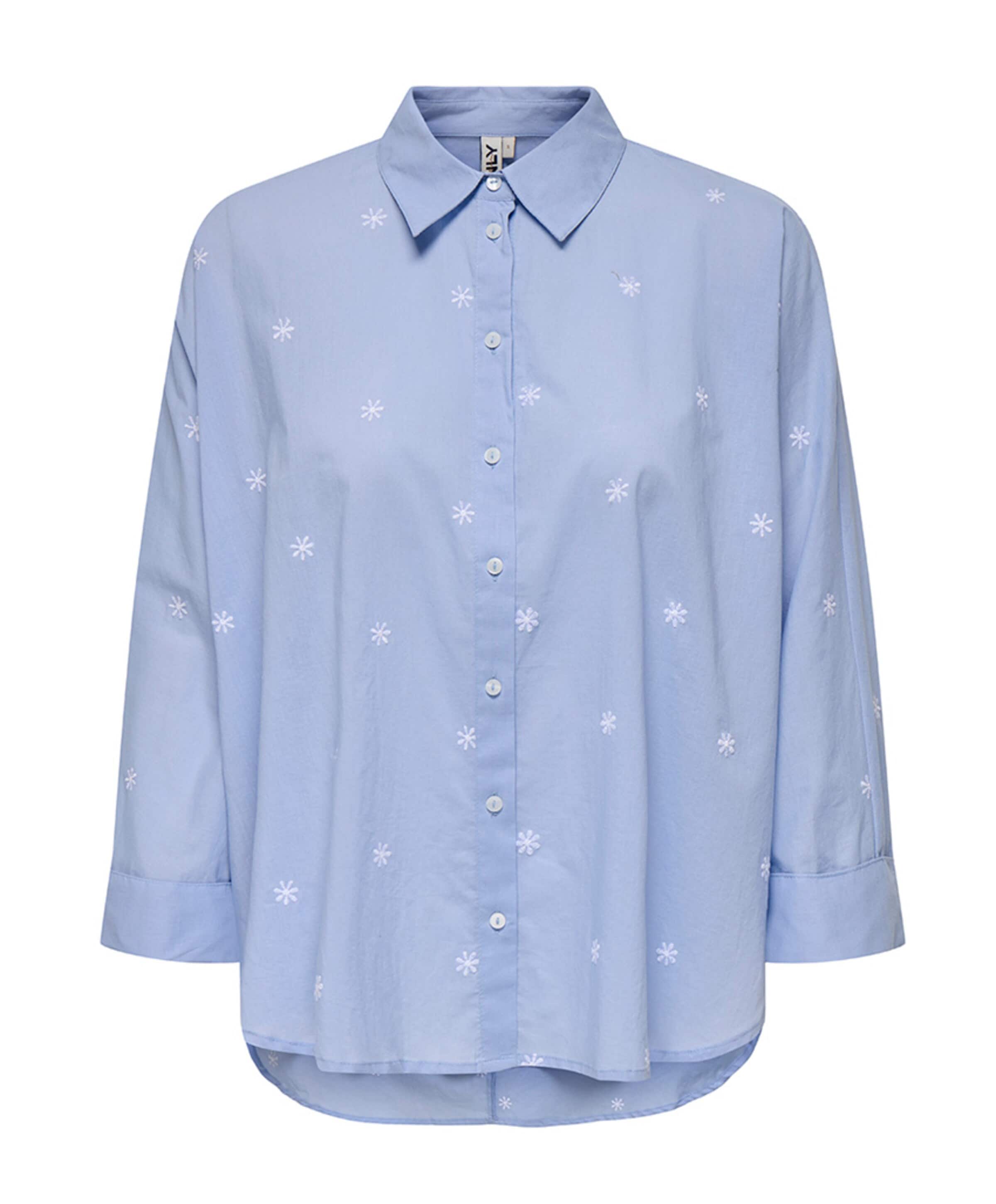 Dames blouse blauw