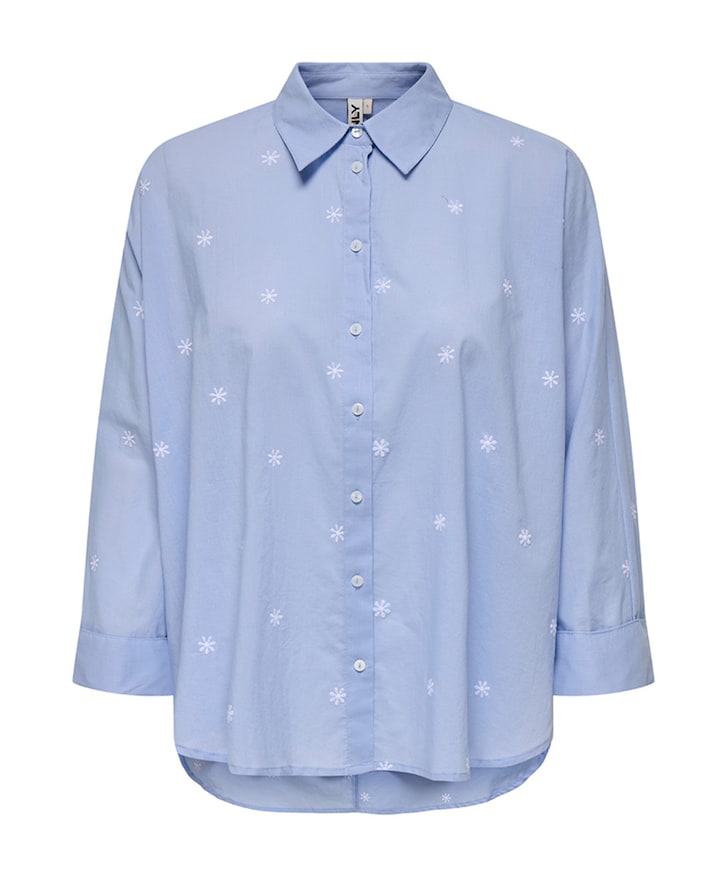 Dames blouse blauw