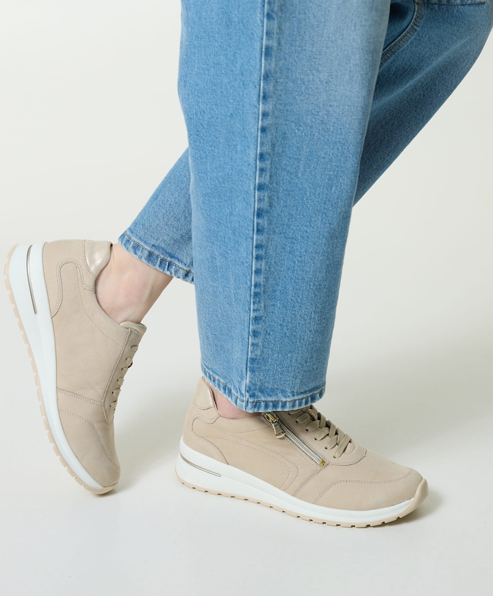 Inessa dames sneakers beige