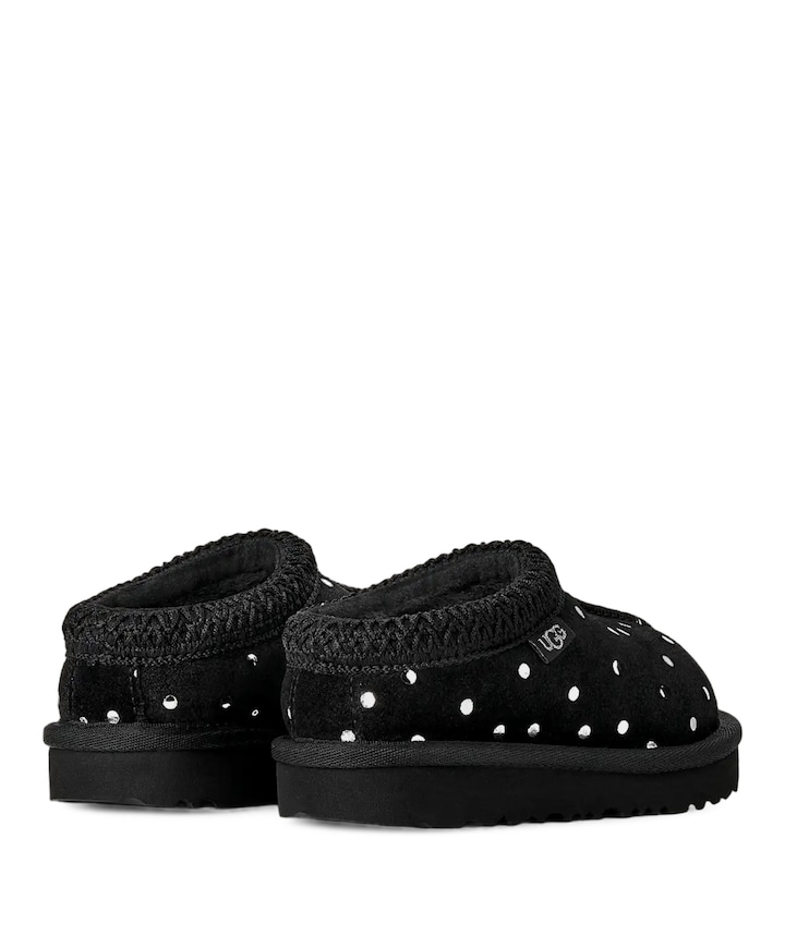 T TASMAN II SHINY DOTS meisjes enkellaarzen zwart