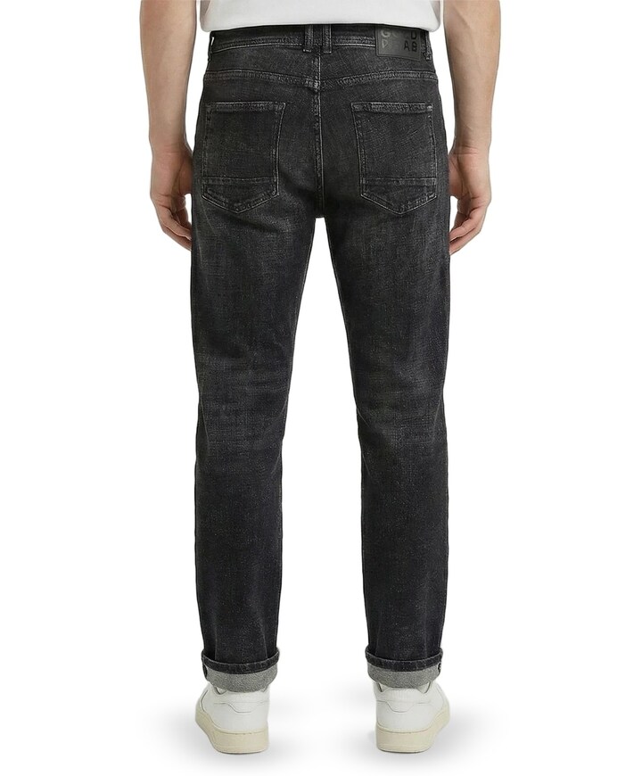 Tapered fit heren jeans zwart