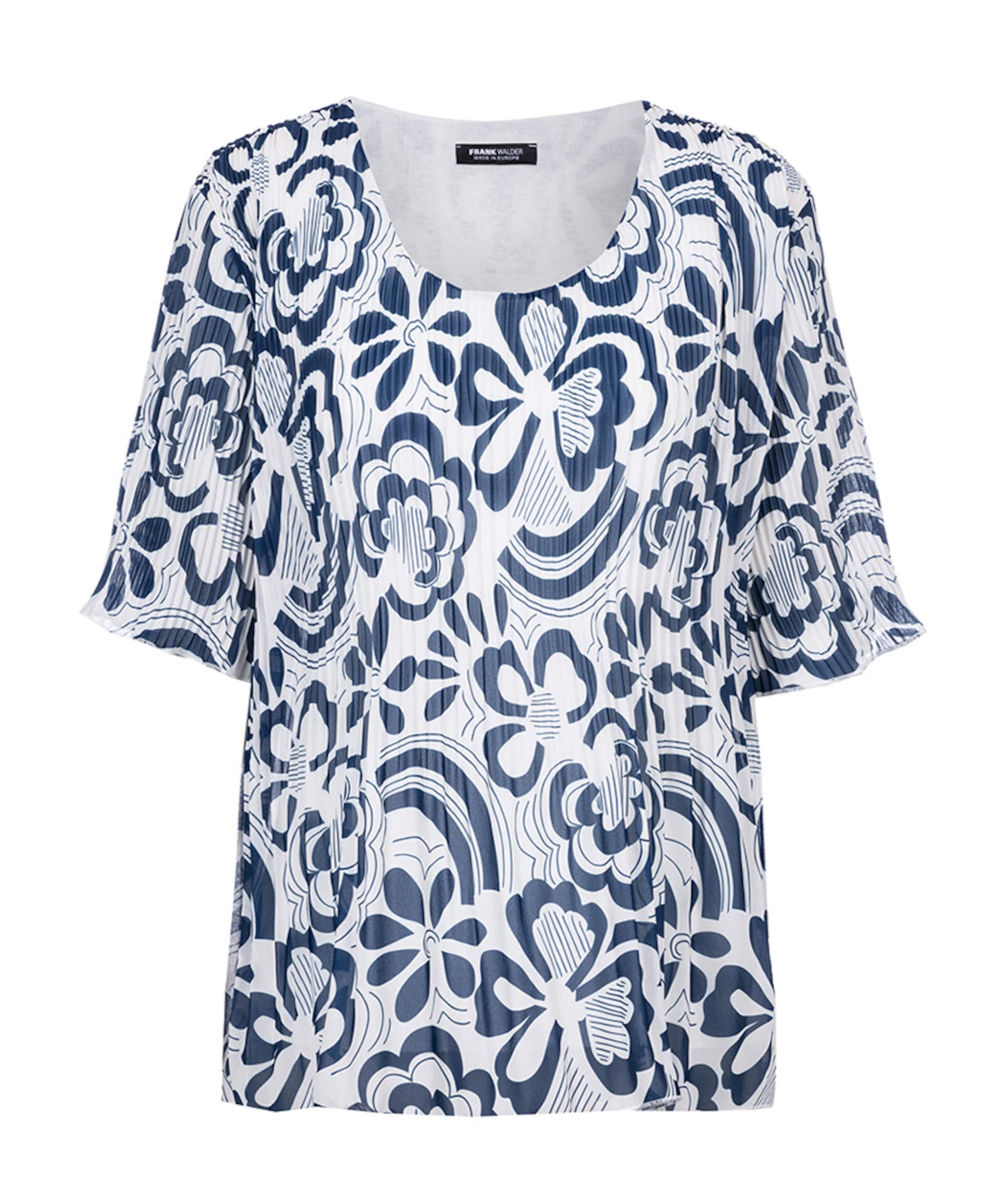 Dames blouse blauw