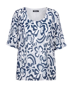 Dames blouse blauw