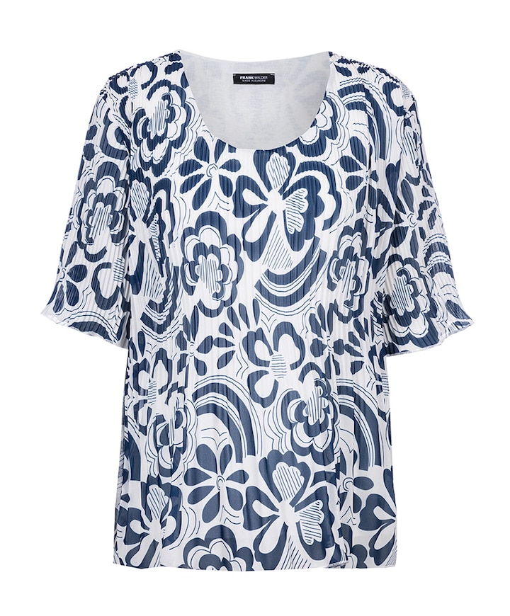 Dames blouse blauw