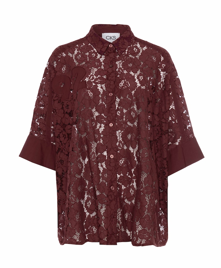 Dames blouse bordeaux
