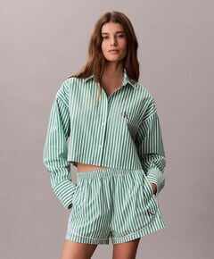 Dames pyjamatop groen