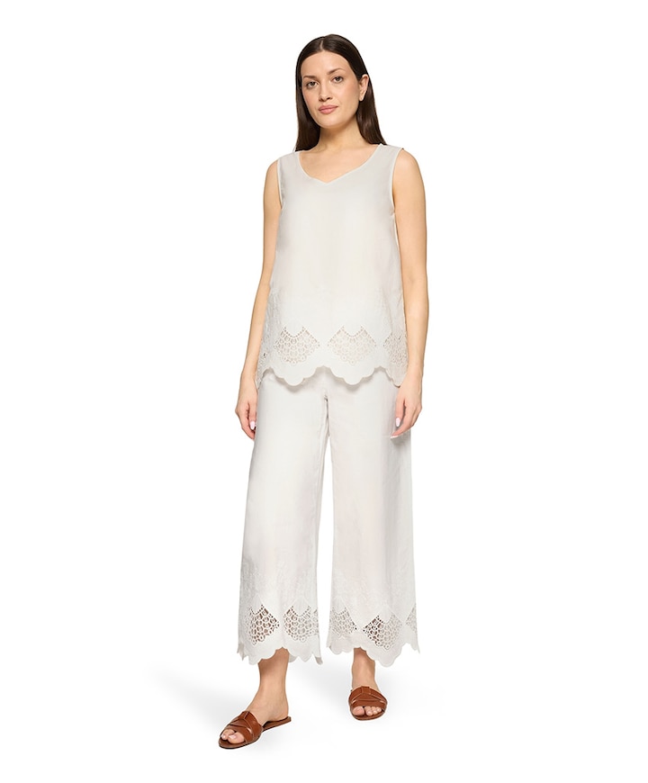 dames broek ecru