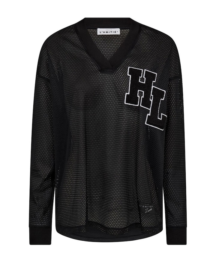 Dames longsleeve zwart