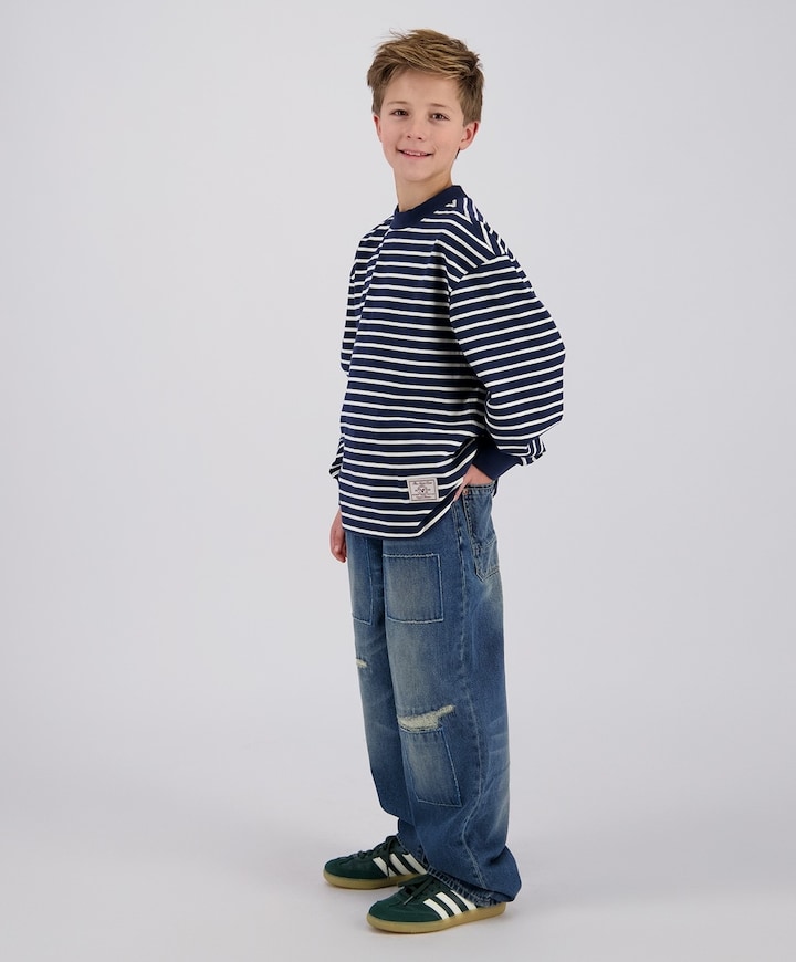 Jongens longsleeve blauw