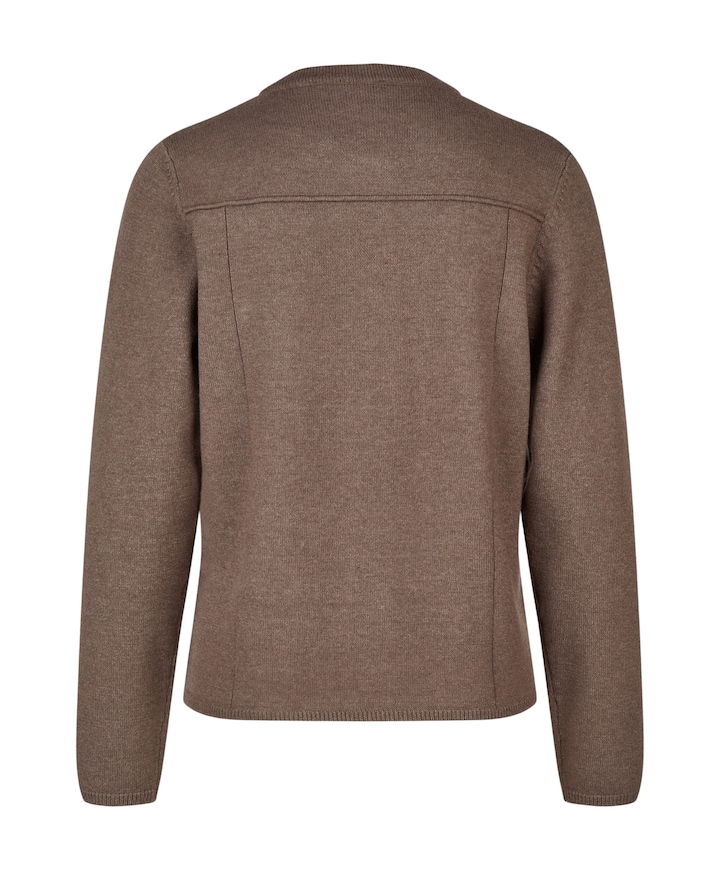 Dames vest bruin