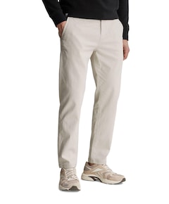 RELAXED CHINO SLUB STRUCTURE heren broek beige