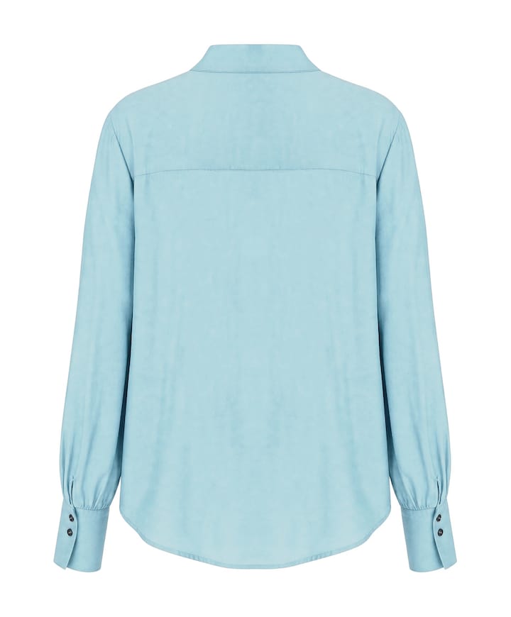 Dames blouse blauw