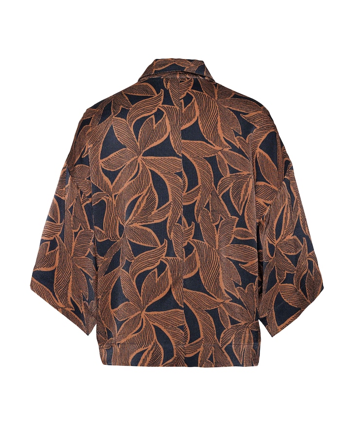 Dames blouse blauw