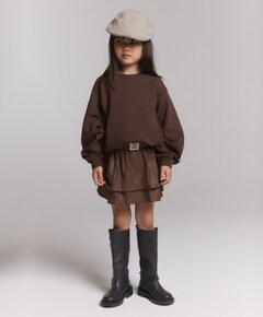 Meisjes sweater bruin