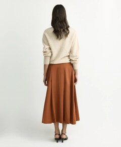 Dames rok beige