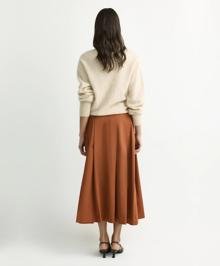 Dames rok beige
