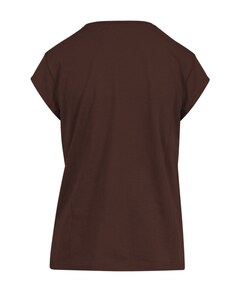 Dames t-shirt bruin