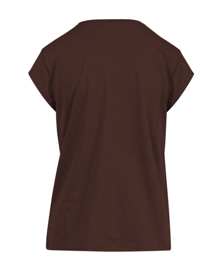 Dames t-shirt bruin