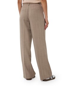 Wide leg broek beige