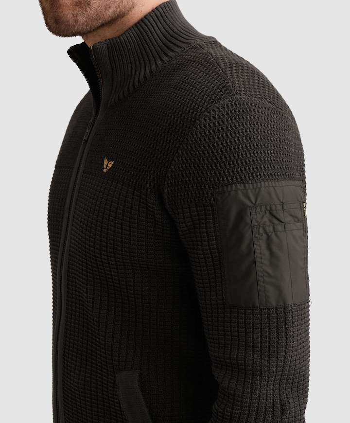 Heren vest grijs