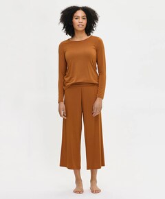 Dames pyjamabroek oranje