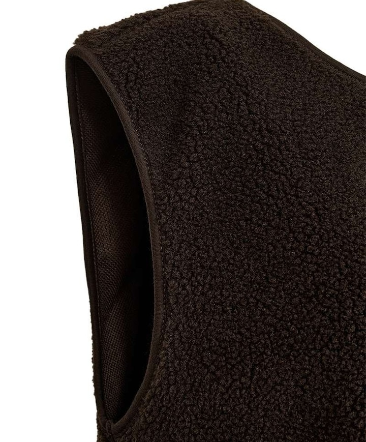 Dames gilet bruin