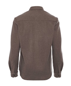 Heren overshirt bruin