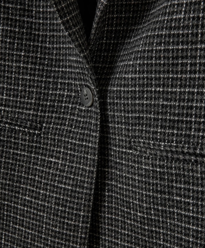 Meisjes blazer grijs