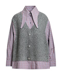 Dames blouse grijs