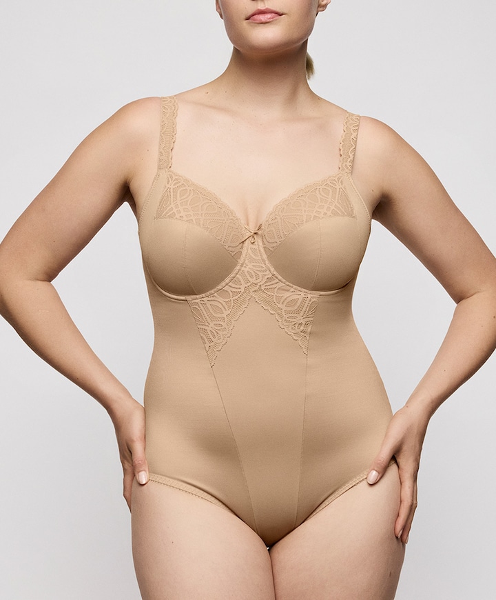 Dames body beige