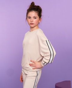 Meisjes sweater beige