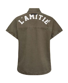 Dames blouse beige