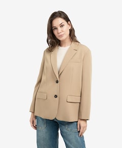 Dames blazer beige