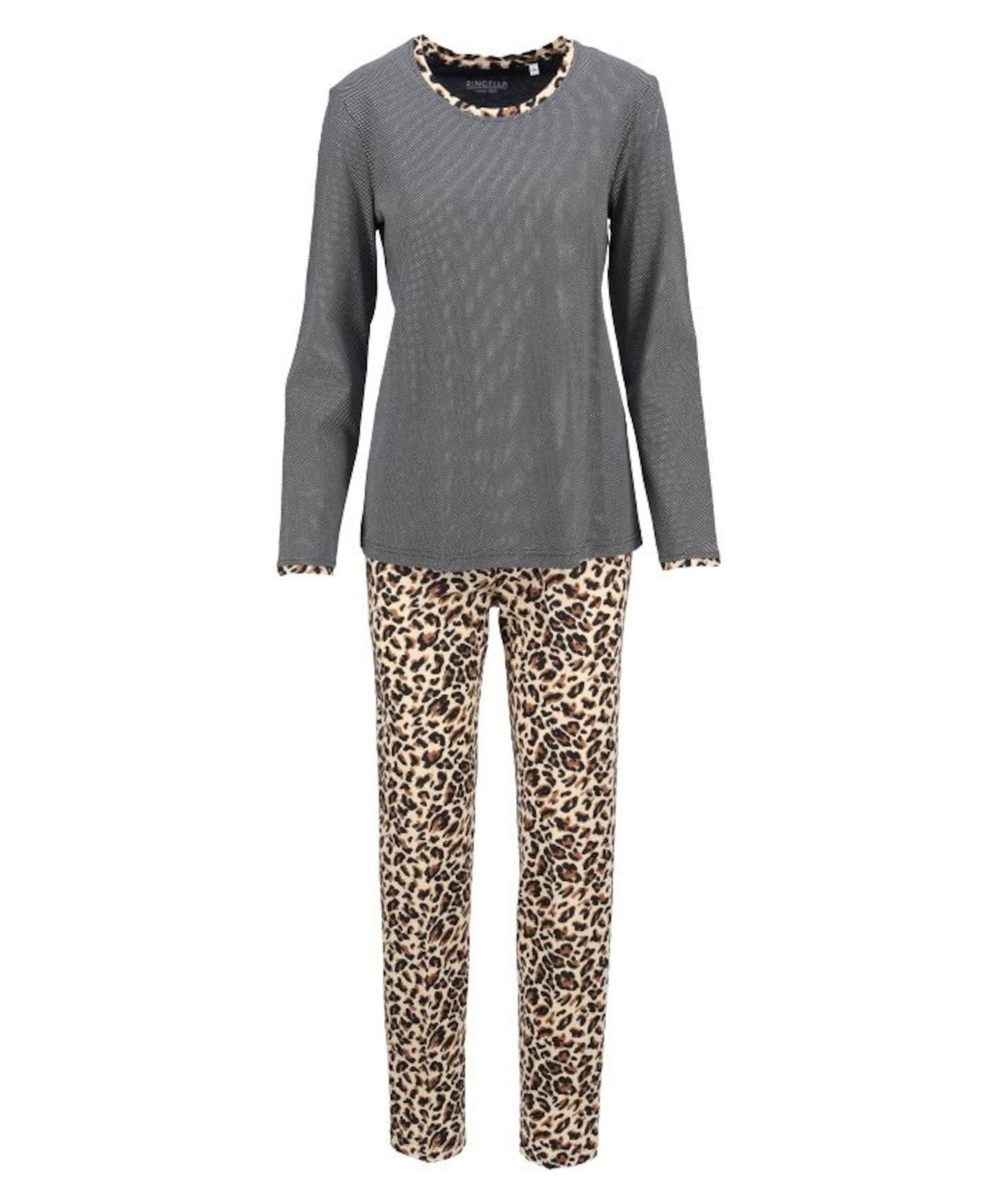 Dames pyjamaset zwart