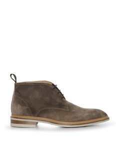 heren veterboots beige