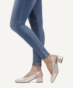 dames slingbacks beige