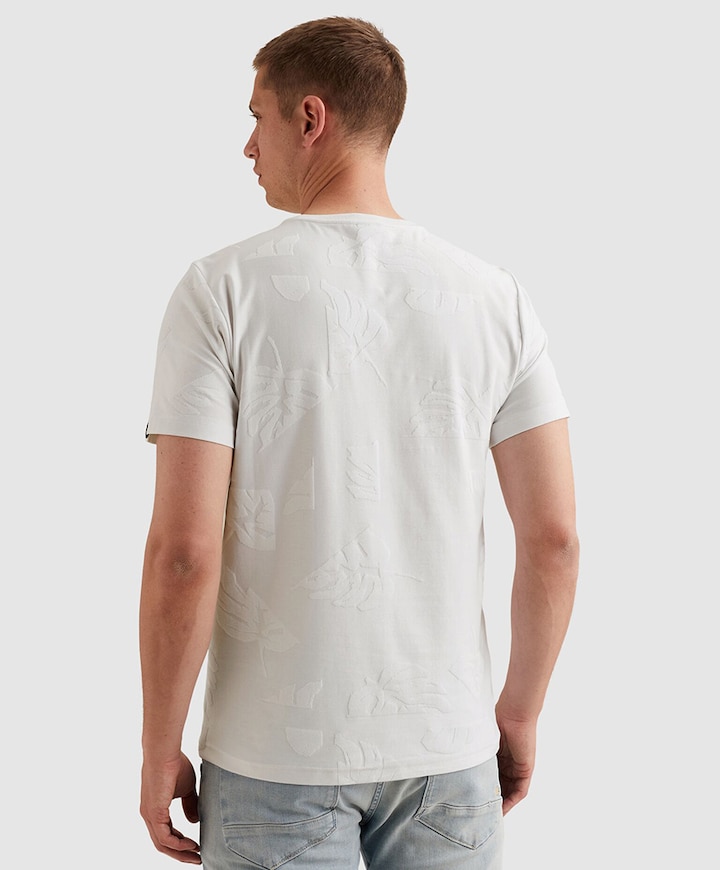 Heren T-shirt ecru