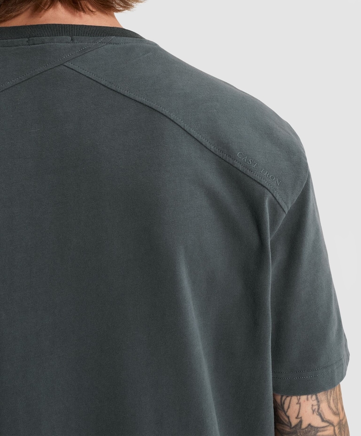 Heren T-shirt blauw