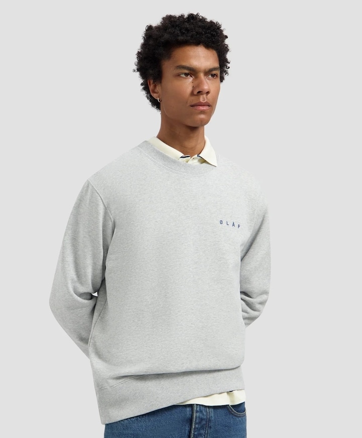 Heren sweater grijs