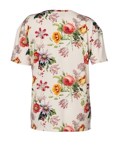 Dames pyjamatop ecru