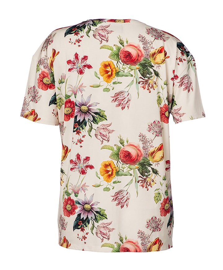 Dames pyjamatop ecru